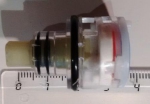 Картридж переключения 22 мм прозрачный (квадрат)