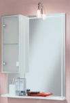 АКВАТОН "Альтаир 65" зеркало со шкафом и светильником, 1000-2К левый, 620х816х148, белый глянец